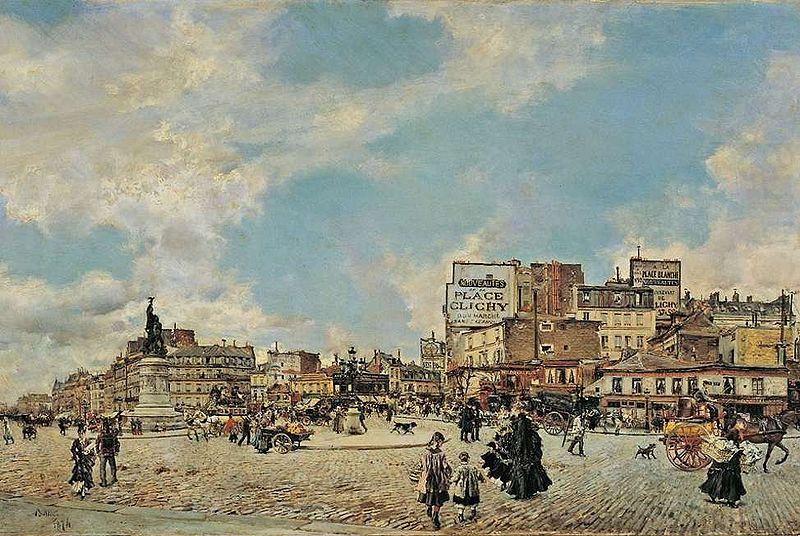 Place Clichy, Giovanni Boldini